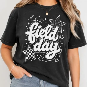 Retro School Event Top | Playground Sports Graphic Tee | Fun Student Activity Apparel