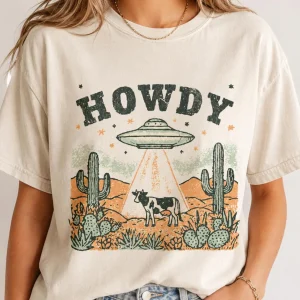 Humorous Western Bird Top | Funny Farm Animal Graphic Tee | Vintage Country Comedy Apparel